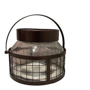 Glass Vase Fresh Flowers, Citronella Candle, Regular Candle or Tea Light NEW!